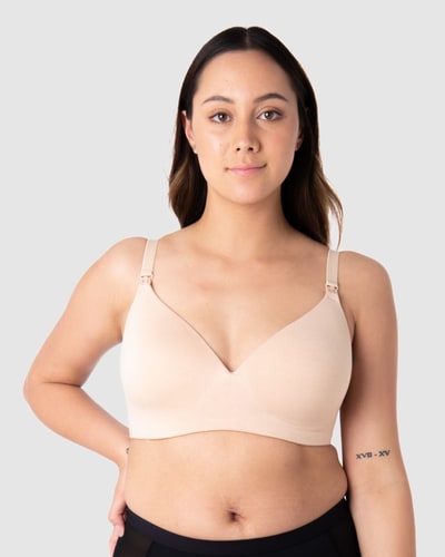 Ripe Maternity Hotmilk Embrace Leakproof Nursing Bra Frappe