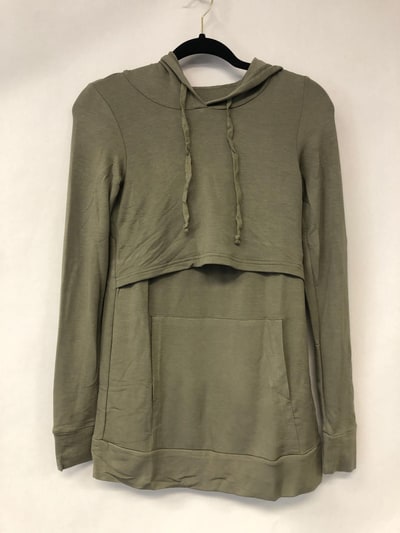 Latched Mama Outlet 6039 - Latched Mama Cloud Nursing Hoodie - Avocado - Extra Extra Small