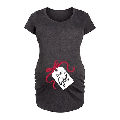 Kohl's Maternity Gift Tag From God Graphic Tee