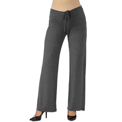 Target 24seven Comfort Apparel Maternity  Comfortable Drawstring Lounge Pants-Smoke-XL