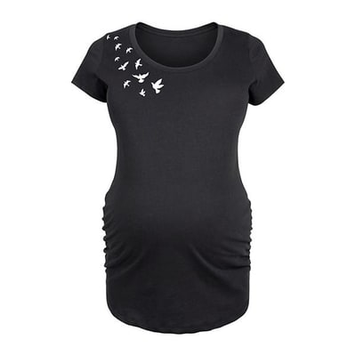 Kohl's Maternity Flying Birds Graphic Tee