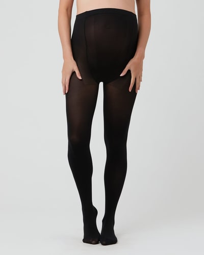 Ripe Maternity Opaque Maternity Tights Black