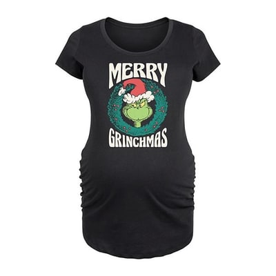 Kohl's Maternity Dr. Seuss Merry Grinchmas Graphic Tee