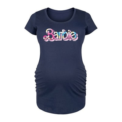 Kohl's Maternity Barbie® Patterned Logo Graphic Tee