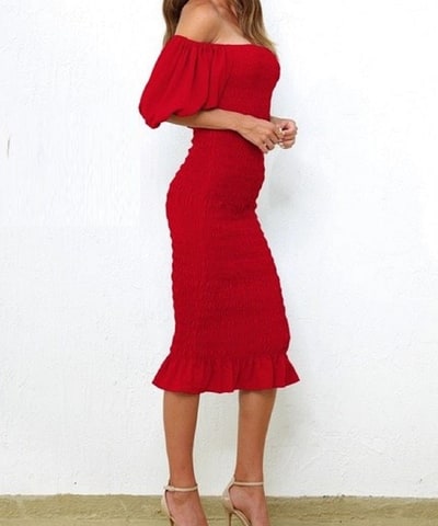 Bump City The Vivenne Dress (Siren Red)