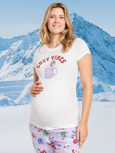 Old Navy Maternity Holiday-Graphic Crew-Neck T-Shirt