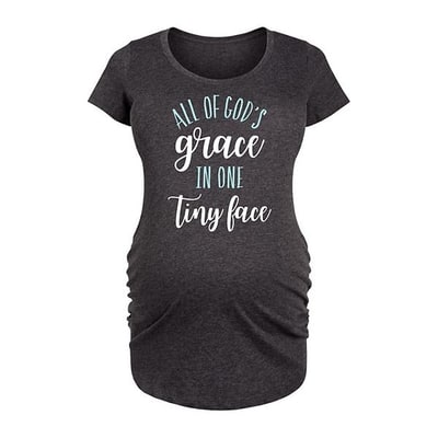 Kohl's Maternity All of God's Grace One Tiny Face Graphic Tee