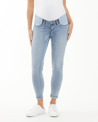 Ripe Maternity Isla Ankle Grazer Pale Blue