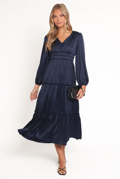 Petal & Pup Rowen Long Sleeve Maxi Dress