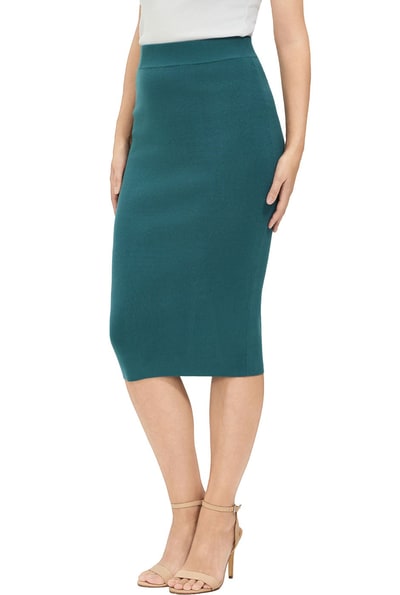 Kimi + Kai Kimi + Kai Women Knit Pencil Skirt