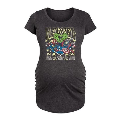 Kohl's Maternity Marvel World Tour 1939 Graphic Tee