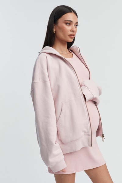 Legoe Heritage Track Hoodie II (Dusty Pink) - FINAL SALE