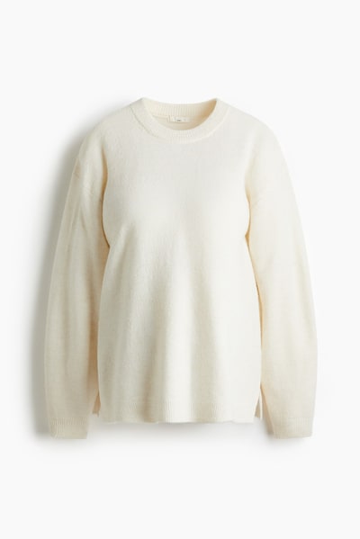 H&M MAMA Slit-Hem Sweater