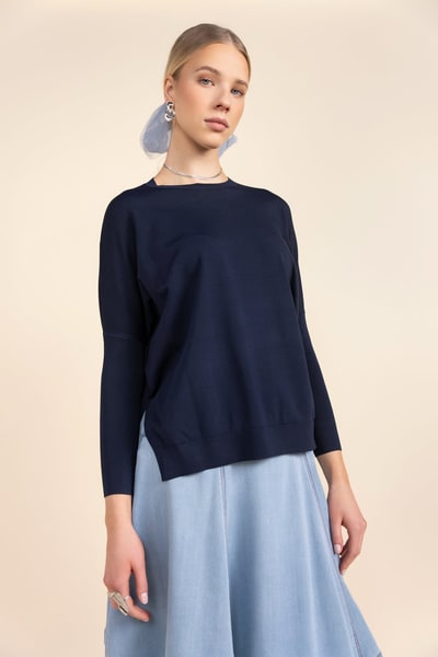 Apparalel Montia Top in Midnight Navy