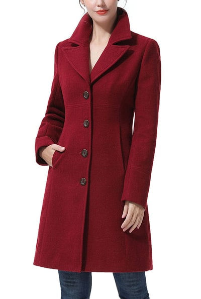 Kimi + Kai Kimi + Kai Women's "Joann" Wool Walking Coat