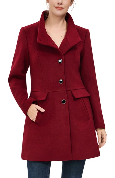 Kimi + Kai Kimi + Kai Women's "Olivia" Wool Blend Walking Coat