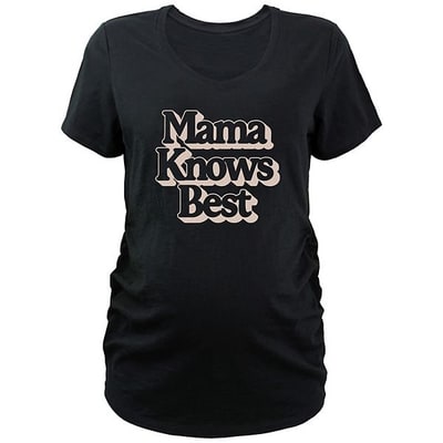 Kohl's Maternity Mama Knows Best V-Neck Tee