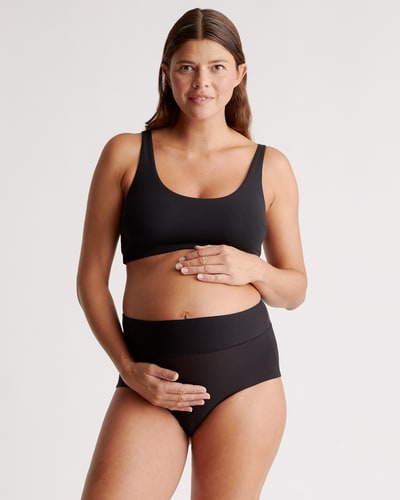Quince Micromodal Maternity & Postpartum Bra (2-pack)