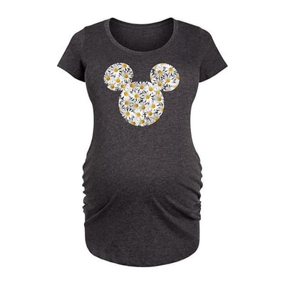 Kohl's Disney's Mickey Mouse Maternity Daisies Graphic Tee