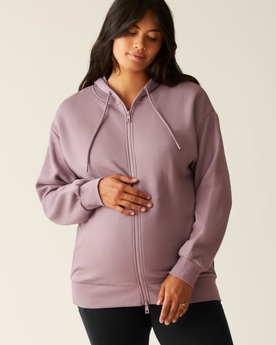 Kindred Bravely Cloud Fleece Oversized Hoodie | Dusty Mauve