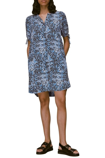 For The Creators Hyena Spot Button Up Dress