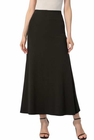 Kimi + Kai Kimi + Kai Women Waist Ruched Maxi Skirt