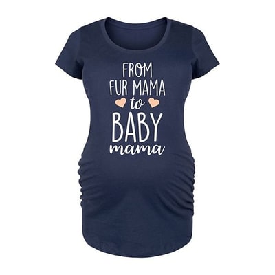 Kohl's Maternity From Fur Mama To Baby Mama Graphic Tee