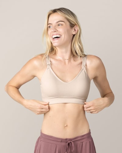 Kindred Bravely Mia Maternity & Nursing Lounge Bra | Stone