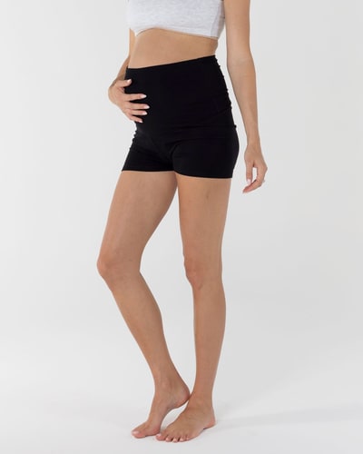 Angel Maternity Maternity Bamboo Mini Bike Shorts