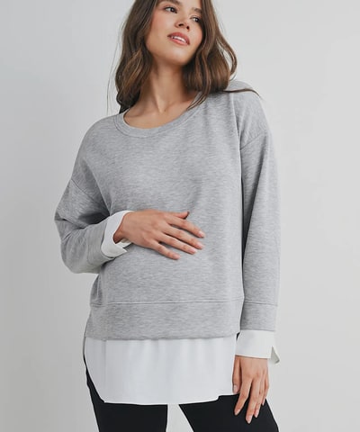 Bump City The Kelly Twofer Pullover Top