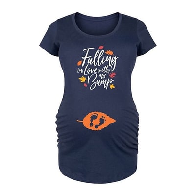 Kohl's Maternity Falling In Love With My Bump Graphic Tee