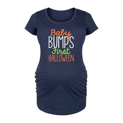 Kohl's Maternity Baby Bumps First Halloween Graphic Tee