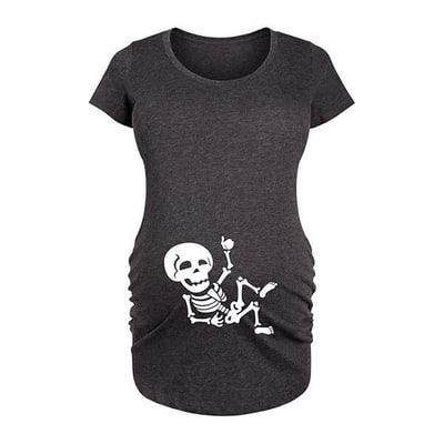 Kohl's Maternity Boy Skeleton Halloween Graphic Tee