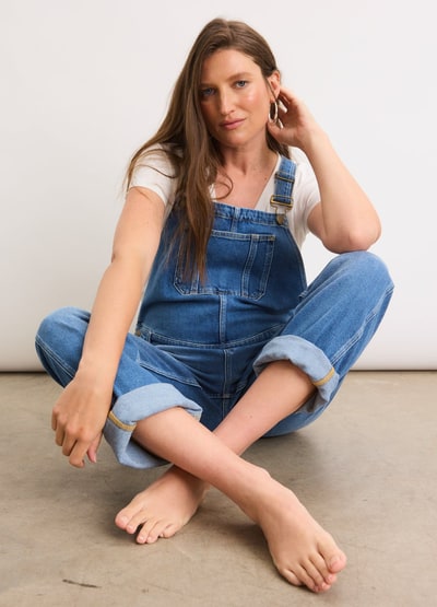 HATCH The Denim Maternity Overall