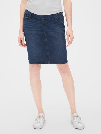 Gap Maternity Full Panel Denim Skirt
