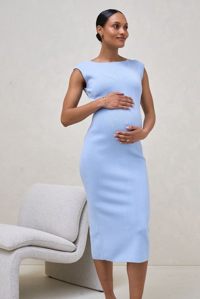 Bae the Label Momento Midi Dress - Cornflower