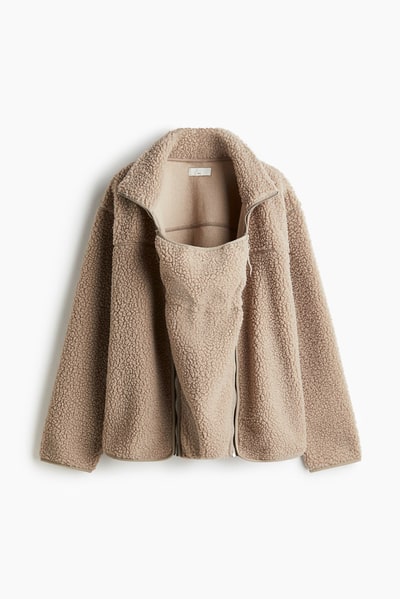 H&M MAMA Before & After Babywearing Fleece Jacket