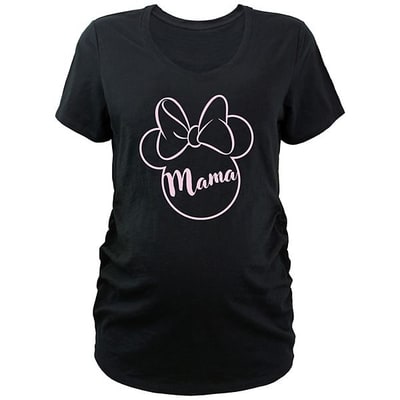 Kohl's Disney's Minnie Mouse Mama Maternity V-Neck Graphic Tee