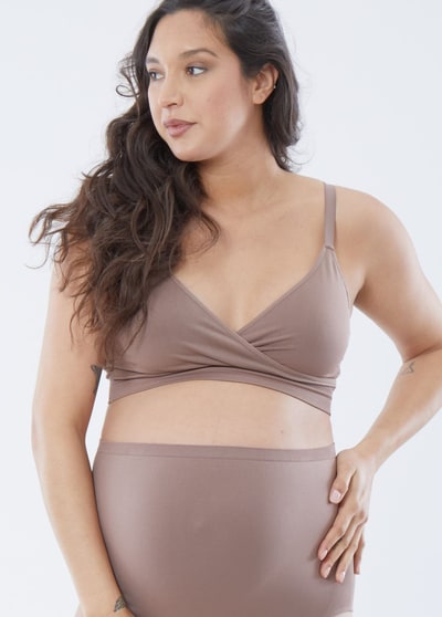 Ingrid & Isabel Cooling Crossover Nursing + Maternity Bra