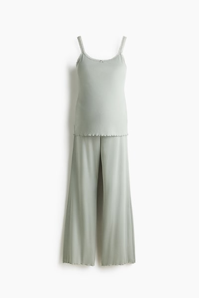 H&M MAMA Ribbed Pajamas