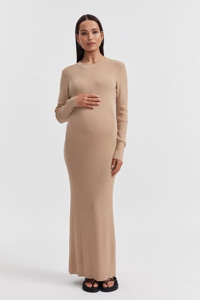 Legoe Heritage LS Formentera Maxi Dress (Latte) - FINAL SALE
