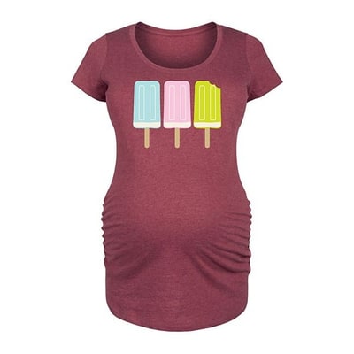 Kohl's Maternity Ice Cream Pops Graphic Tee