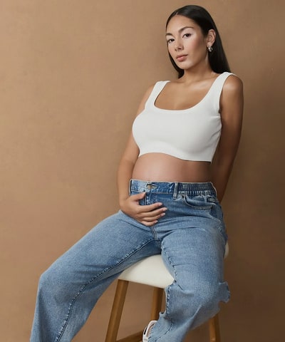 Bump City The Relaxed Wide Leg Jean