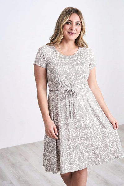 Latched Mama Latched Mama Drawstring T-Shirt Nursing Dress