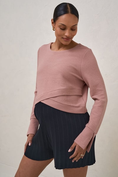 Bae the Label Cross Your Heart Crop Top