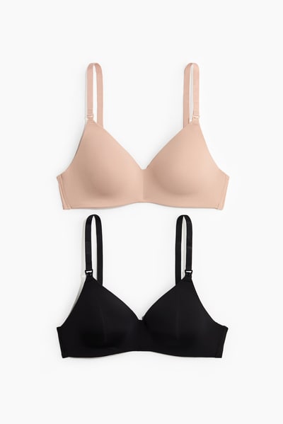 H&M MAMA 2-pack Padded Soft-cup Nursing Bras