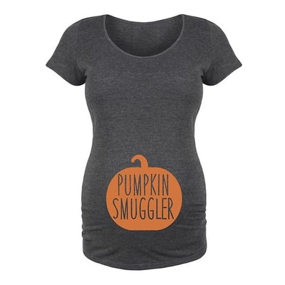 Kohl's Maternity Pumpkin Smuggler Halloween Graphic Tee