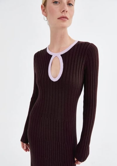 For The Creators Imperfect Joni Knit Dress – Faded (M)