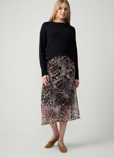 Ingrid+Isabel Ripe Maternity Savannah Mesh Midi Skirt