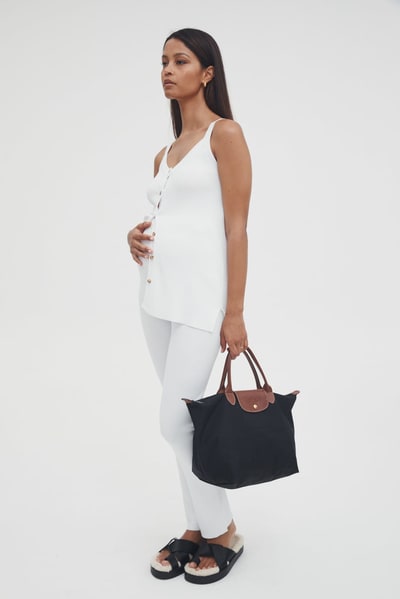 Legoe Heritage Celeste Knit Pant (White) - FINAL SALE